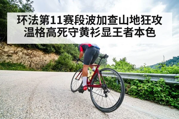 cyclist attacking uphill race